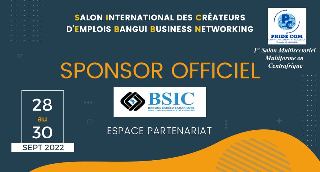 BSIC Centrafrique Sponsors officiel SICRE BBN